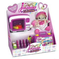 Juliana muñeca con microondas y accesorios juegos y juguetes - comprar online