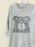 Enterito dormilon algodon interlok bear gris claro - Bebeti