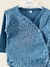 Body cruzado algodon morley mangas largas azulino - comprar online