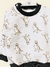 Buzo algodon frisa estampado dinos - comprar online