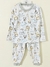 Conjunto Pijama Remera manga larga y pantalon 100% algodon estampado en internet