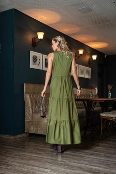 Vestido Midi Marias Militar Mary na internet