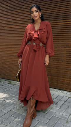 Vestido Boho Babados Camile - comprar online