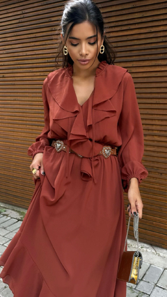 Vestido Boho Babados Camile - Delicata Boutique