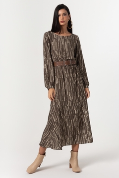 Vestido longo Orvalho Olive Night na internet