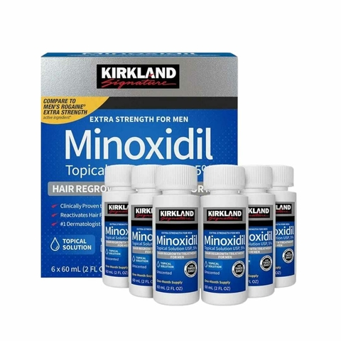 MINOXIDIL KIRKLAND 5% 6 FRASCOS 60ML C/U
