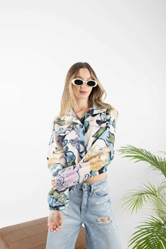 Campera Rompeviento Botones - comprar online