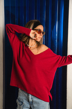 Remera V Angora