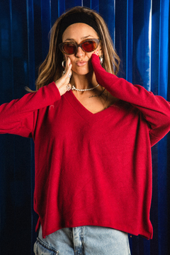 Imagen de Remera V Angora