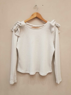 Remera Lurex Moño - comprar online