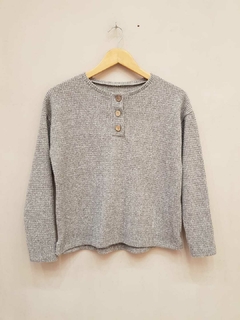 Remera Waffle Boton