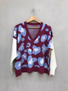 Sweater V Print - Clostudio