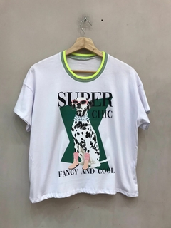 Remera con cuello Estampadas - Clostudio