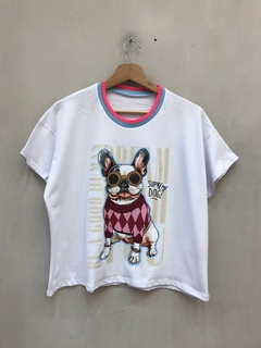 Remera con cuello Estampadas en internet