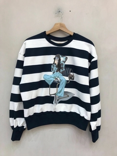 Buzo Rayado Estampado - comprar online