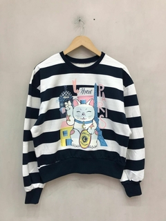 Buzo Rayado Estampado
