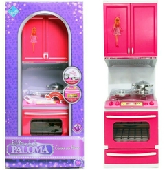 Cocina con horno para muñecas