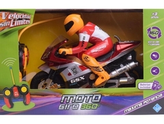 Moto giro 360° a radio control
