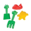 Set de 2 moldes, pala y rastrillo