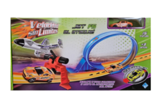 Pista auto pull back con lanza jet