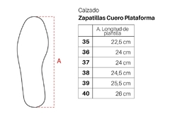 Zapatilla US Amerika PLATAFORMA CLASSIC CUERO BLANCO - Soul Wave