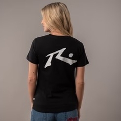 Remera Rusty Competition negro mujer - comprar online