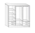 Placard 6 puertas cod. 916 - tienda online