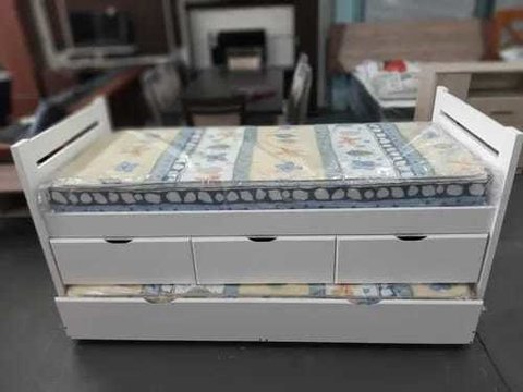 Cama superior con cajones y carro Pacifico cod. 216