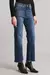 JEANS BOOTCUT CROP BLUE - ALDEA