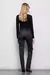 PANTALON FRONT SPLIT GREEN PRINT - ALDEA