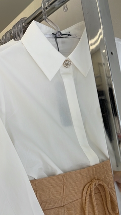 Camisa tricoline botton