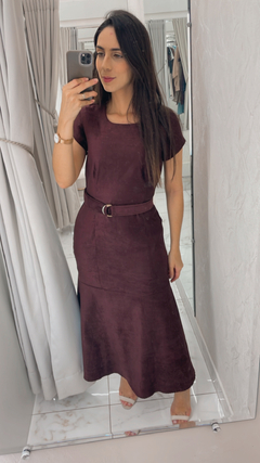 Vestido sued na internet