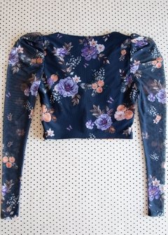 BLUSA DOCE DE PESSEGO MARINHO P-M-G - comprar online
