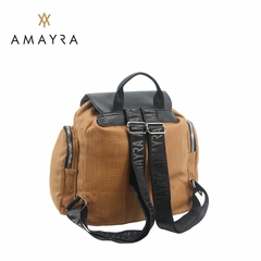 Mochila amayra con tapa - Melva marroquineria
