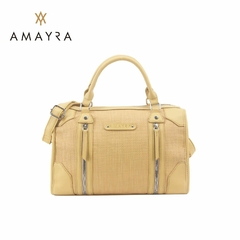 CARTERA AMAYRA SIMIL TEJIDO - Melva marroquineria