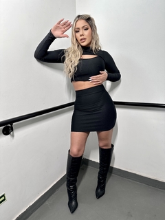 Conjunto Pantera Preto - Isabela Boutique