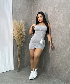 Vestido Tube Tomara que Caia