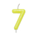 Vela Amarela Neon N.7 VEM07 SILVER - comprar online