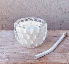 Vela de Soja en mate de vidrio + bombilla - comprar online