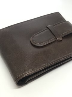 Billetera con pasador, 100% cuero art. 99 en internet