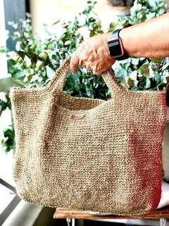 Bolso de Yute RAQUEL, tejido al crochet
