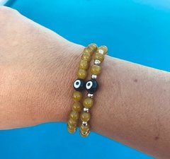 Pulsera elástica verde musgo