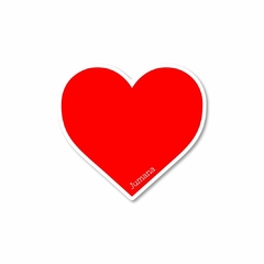 Sticker autoadhesivo en vinilo corazon