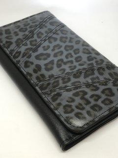 Fichero dama animal print azul art. 552