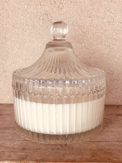 Azucarera Caramelera de vidrio Vela de Soja