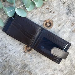 Billetera con pasador, 100% cuero art. 99 - tienda online