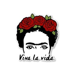 Sticker autoadhesivo Frida Viva la Vida