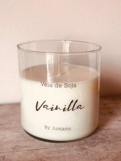 Vela de Soja “Adela” envase vidrio reciclado 500 gr.