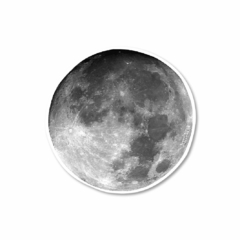 Sticker autoadhesivo Luna