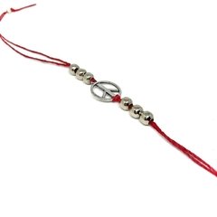 Pulsera hilo rojo PAZ